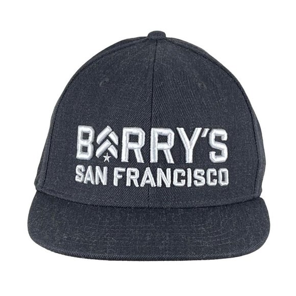 Barry's San Francisco Gym Gray Snapback Hat Adjustable Wool Blend Cap - Picture 1 of 8